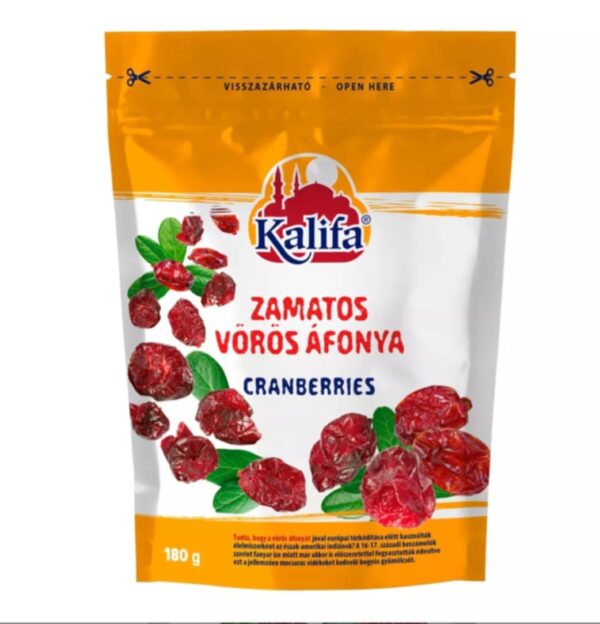 Kalifa Aszalt Vörös Áfonya 100g